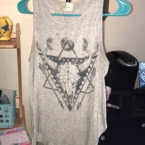 Indian bull design tank top